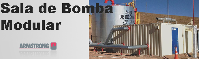 Sala de bombas modular para sistemas de incendio